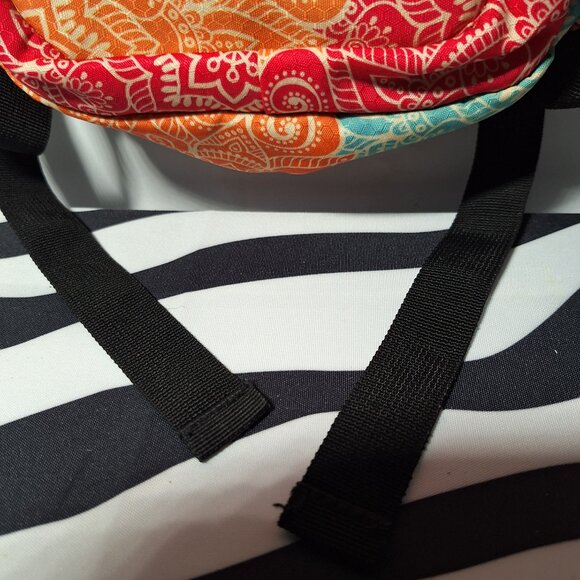 Vibedration Hydration Backpack w/o bladder  turquoise/orange pattern Used main image 16